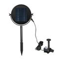 Solar Power Water Pump Fountain Inserted Water Pump Solar Panel For Garden Pool Submersible Fountain (2W)