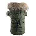 Warm Pet Dog Coat Cotton-padded Jackets Soft Puppy Hoodie with Hat Winter Supplies New