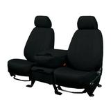 CalTrend Front Buckets NeoSupreme Seat Covers for 1991-1999 Mitsubishi 3000GT - MS100-01NN Black Insert with Black Trim