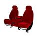 CalTrend Front Buckets O.E. Velour Seat Covers for 2013-2018 Ford C-Max - FD458-02RA Red Classic Insert and Trim