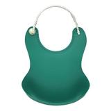 Wanwan Baby Cute Solid Color Leak-Proof Silicone Drinking Eating Bib Feeding Apron