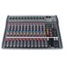 Miumaeov 12 Channel Audio Mixer DJ Sound Mixing Console Live Studio Mixing Console Board