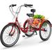 Lilypelle Adult Tricycles 7 Speed 20/24/26 inch Three Wheel Bike Cruiser Trike with Low-Step Through Frame/Large Basket for Men Women Seniors