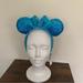 Disney Accessories | Disney Parks Aqua Minnie Ears | Color: Blue | Size: Os