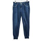 Levi's Bottoms | Levis Mid Rise Knit Denim Jogger Pants Indigo Blue Girls Size 14r | Color: Blue | Size: 14g