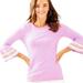 Lilly Pulitzer Sweaters | Lilly Pulitzer Callee Sweater Lilac Fressia Purple Pullover Gold White Buttons L | Color: Purple/White | Size: L