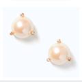 Kate Spade Jewelry | Kate Spade New York Rise And Shine Pink Pearl Studs | Color: Gold/Pink | Size: Os