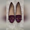 Kate Spade Shoes | Kate Spade New York- Patent Leather Loafers | Color: Purple | Size: 9.5