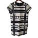 Madewell Dresses | Madewell Dress Geo Jacquard Ivory Black With Pockets Size 2 | Color: Black/Cream | Size: 2