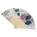 Shpwfbe Wall Decoration Fold Fan Chinese Vintage Hand Dance Held Pocket Flower Gifts Tools & Home Improvement christmas