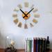DIY Luxury 3D Wall Clock Large Size Home Decoration Art Clock