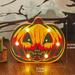 KARLSITEK Halloween Decorations Halloween Decor Halloween Gifts Pumpkin Lamp Halloween Lamp Halloween Lights Night Light for Kids Aldults (Battery Not include)