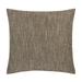 Violet Linen Chenille Diamond Weave Pattern Faux Linen Polyester Fabric Taupe 18 Inch x 18 Inch Square Decorative Accent Throw Pillow