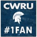 Case Western Reserve University 10'' x #1 Fan Plaque