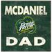 McDaniel Green Terror 10'' x Dad Plaque