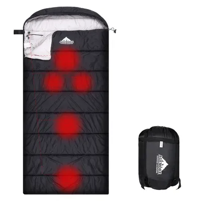 Sacs de couchage chauffants pour camping en plein air imperméables ultralégers hiver équipement