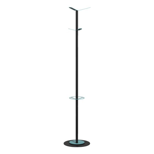 Paperflow Garderobe »easyCloth Color Range Black Edition« 6 Haken blau, 35x175x35 cm