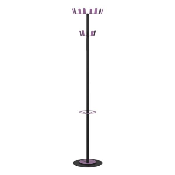 Paperflow Garderobe »easyCloth Color Range Black Edition« 12 Haken lila, 35x175x35 cm