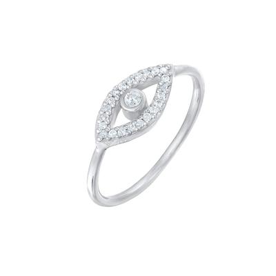 Elli Evil Eye Zirkonia Kristalle 925 Silber 58 Damen Image