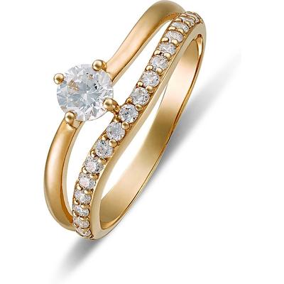 FAVS Damenring 375er Gelbgold 52 Damen Image