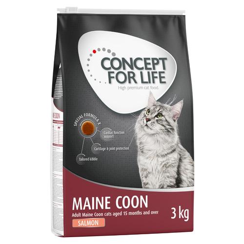 3kg Maine Coon Adult Lachs Concept for Life Katzenfutter trocken