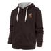 Women's Antigua Brown Cleveland Browns Primary Team Logo Victory Full-Zip Hoodie