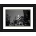 PhotoINC Studio 14x11 Black Ornate Wood Framed with Double Matting Museum Art Print Titled - Central Park View