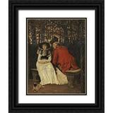 Tissot James Jacques 15x18 Black Ornate Wood Framed with Double Matting Museum Art Print Titled - Unaccepted