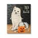 Stupell Industries Dog Wearing Mummy Costume Trick or Treat Halloween Graphic Art Gallery Wrapped Canvas Print Wall Art Design by Diane Neukirch