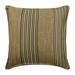 Throw Pillow Covers Decorative Beige 26 x26 (65x65 cm) Euro Size Pillow Covers Jacquard Fabric European Pillow Covers Striped Pattern Contemporary Style - Parched Earth