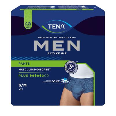 Tena MEN Act.Fit Inkontinenz Pants plus S/M blau 12 St Windeln Image