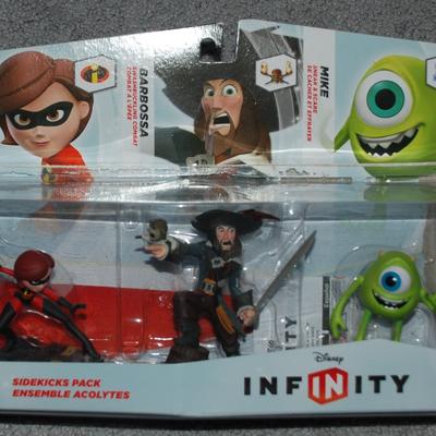 Disney Video Games & Consoles | Disney Infinity Sidekicks 3-Pack Mike Wazowski, Barbossa, Mrs. Incredible | Color: Red | Size: Os