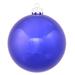 The Holiday Aisle® Glenavy Holiday Décor Ball Ornament Plastic in Blue | 8 H x 8 W x 8 D in | Wayfair 96FB2DC6208F4022A6C911E41945A863