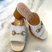 Gucci Shoes | Gucci Granada Mystic White Horsebit Platform Sandal | Color: White | Size: 38
