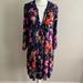 Anthropologie Dresses | Anthropologie Maeve Floral Button Up Dress Size Small | Color: Blue/Pink | Size: S