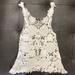 Urban Outfitters Tops | Le Dor Floral Crochet Boho Sleeveless Top | Color: White | Size: S