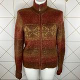 Columbia Jackets & Coats | Columbia Women’s Xco Full Zip Long Sleeve Wool Blend Knit Jacket Size Large | Color: Brown | Size: L