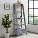 Latitude Run® Etagere Ladder Bookcase Wood in Gray | 69 H x 20 W x 16 D in | Wayfair 7237D579A8A84AA1A2CD86EE0F308715