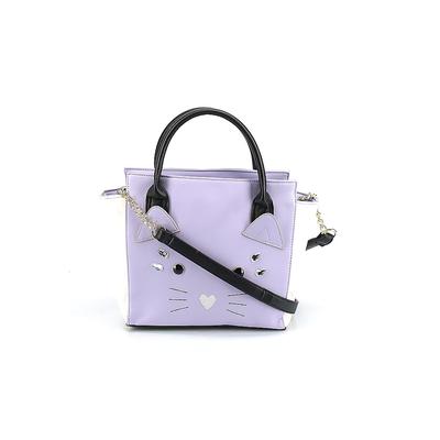 Luv Betsey by Betsey Johnson Satchel: Purple Print Bags