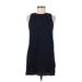 Abercrombie & Fitch Casual Dress - Shift: Blue Dresses - Women's Size Small