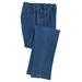 Blair Haband Men’s Casual Joe® Stretch Waist Jeans with Drawstring - Blue - M