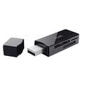 Trust Nanga Kartenlesegerät SD/Micro SD, USB 3.2 Kartenleser, 5 GBit/s, Unterstützt SD / M2 / MicroSD Speicherkarten, USB Adapter Kompatibel mit Windows, Mac, PC, Laptop