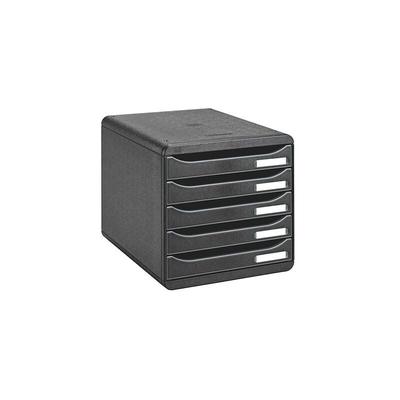 Exacompta - Module de classement Big Box Plus 5 tiroirs - noir - Noir
