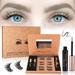 Eleanos Magnetic Eyelashes with Eyeliner Kit Reusable Fake Eyelashes Natural Look 6 Pairs
