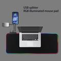 GENEMA LED Luminous Gaming Mouse Pad Large RGB Extended Mousepad Keyboard Anti-slip Mat