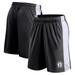 Men's Fanatics Branded Black Brooklyn Nets Champion Rush Colorblock Performance Shorts