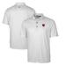 Men's Cutter & Buck Charcoal Chicago Bears Throwback Logo Big Tall Pike Double Dot Print Stretch Polo