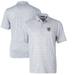 Men's Cutter & Buck Gray Las Vegas Raiders Throwback Logo Pike Constellation Stretch Polo