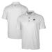 Men's Cutter & Buck Charcoal New York Giants Throwback Logo Pike Double Dot Print Stretch Polo