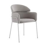 Armen Living Portia Arm Chair in Gray | 32 H x 23 W x 23 D in | Wayfair LCPTSIGREY